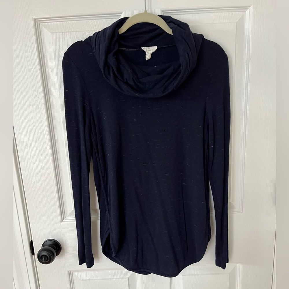LOFT Outlet Lounge cow neck tunic small